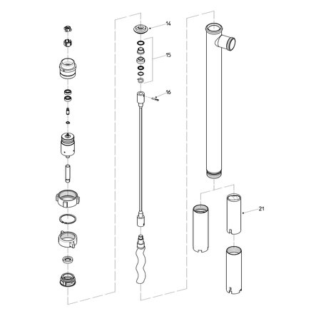 FLUX Rebuild Kit for  F550 54mm Pump with PTFE Stator 24-ZORO0041